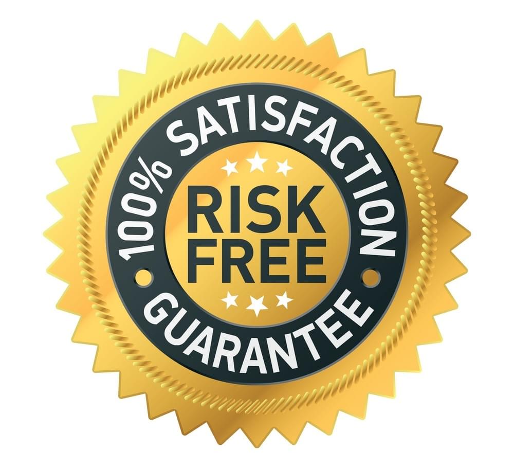 Risk-free guarantee badge
